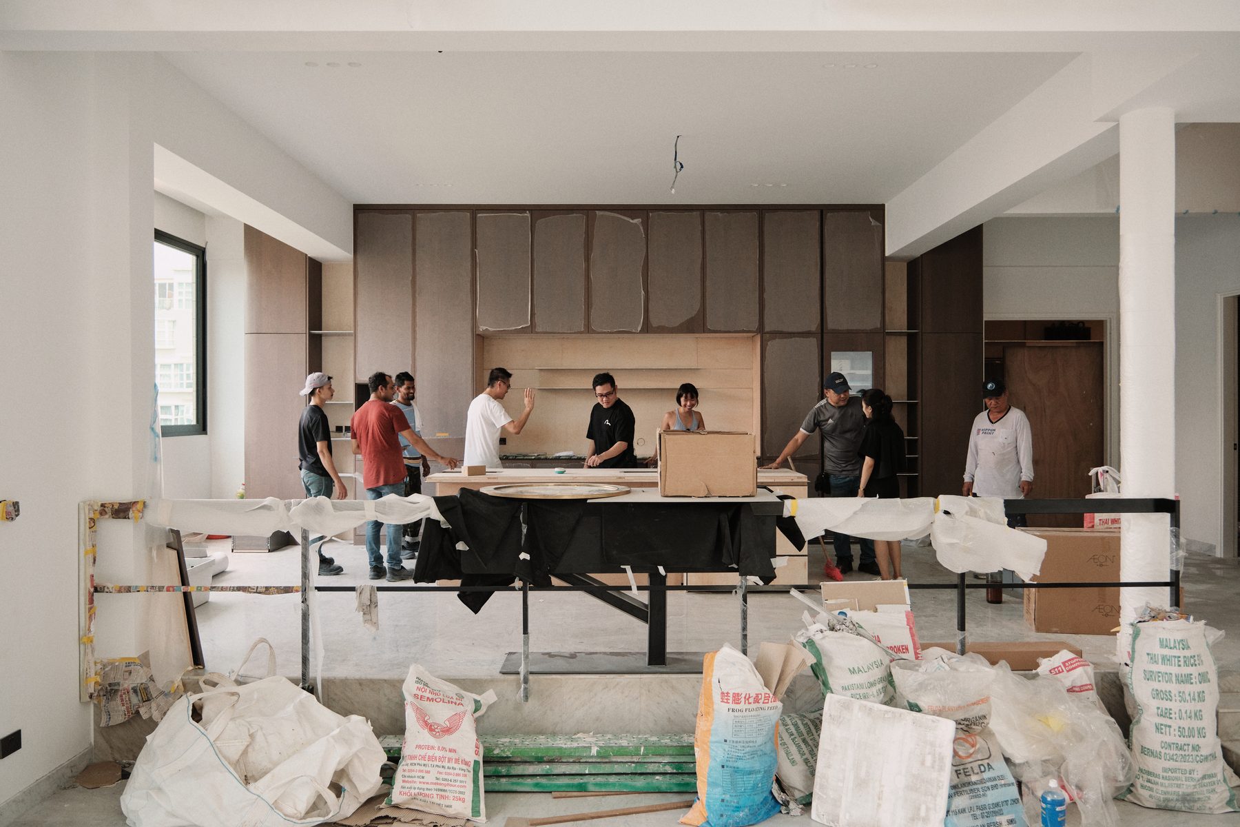 On site, in working state